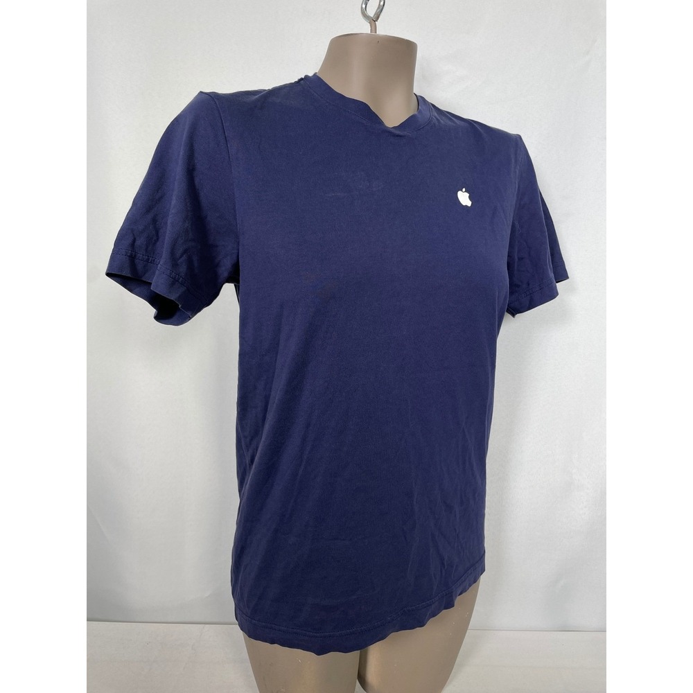 Apple Store Blue Genius Bar Employee T-Shirt Women's XS - Picture 3 of 9